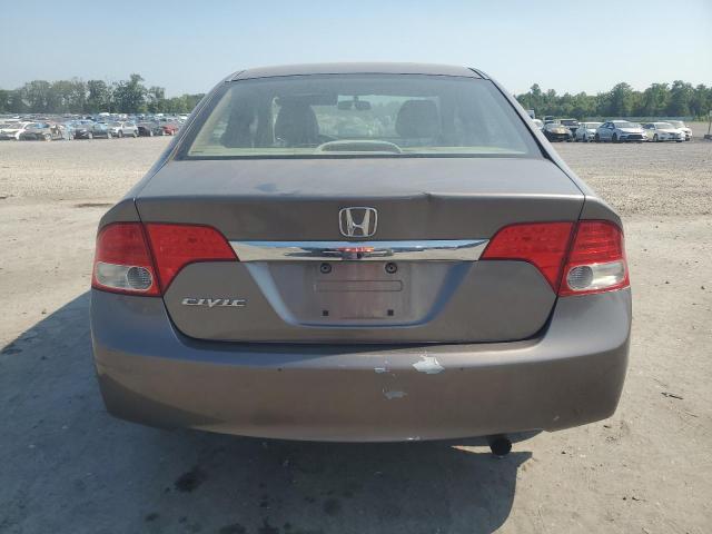 1HGFA16939L003975 - 2009 HONDA CIVIC EXL GRAY photo 6