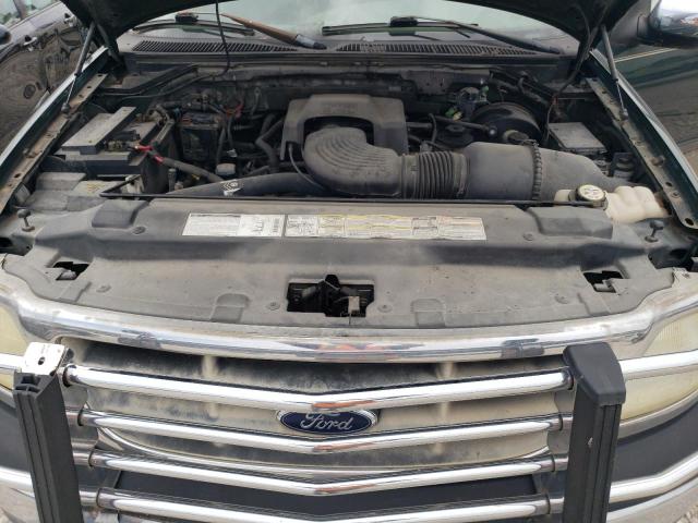 2FTPF17L21CA50041 - 2001 FORD F150 GREEN photo 11