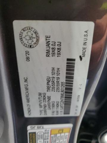 5J8TC2H78ML801265 - 2021 ACURA RDX ADVANCE Boz foto 14