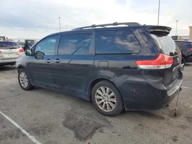 5TDYK3DC8CS204968 - 2012 TOYOTA SIENNA XLE BLACK photo 2