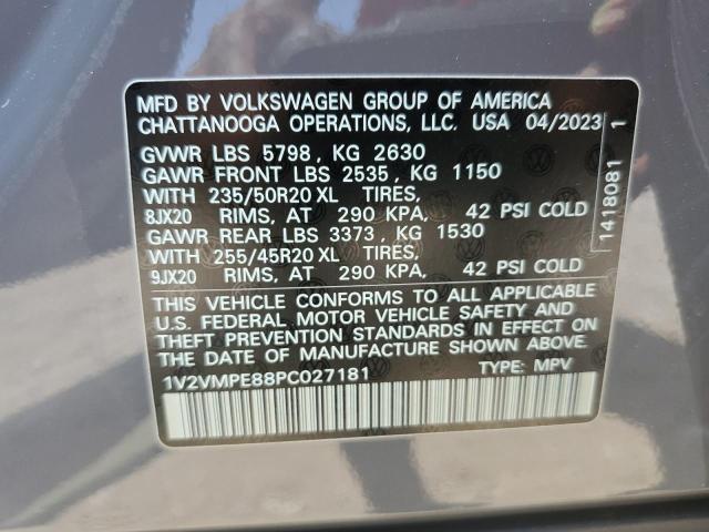 1V2VMPE88PC027181 - 2023 VOLKSWAGEN ID.4 PRO S ნაცრისფერი ფოტო 13