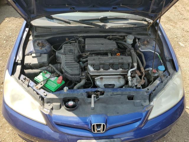 1HGES16364L024915 - 2004 HONDA CIVIC DX VP BLUE photo 11