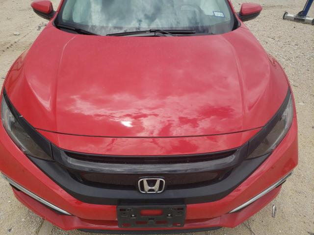 2HGFC2F65KH518842 - 2019 HONDA CIVIC LX RED photo 11