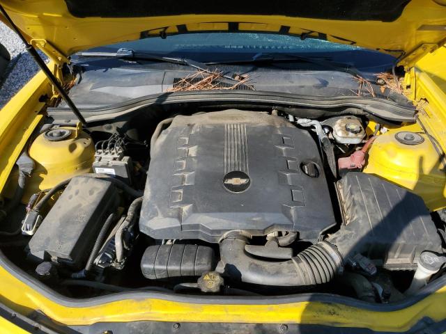 2G1FB1E37C9210403 - 2012 CHEVROLET CAMARO LT ყვითელი ფოტო 11
