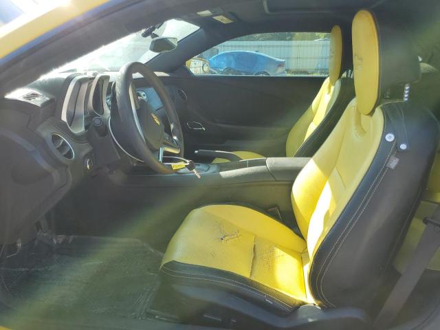2G1FB1E37C9210403 - 2012 CHEVROLET CAMARO LT ყვითელი ფოტო 7