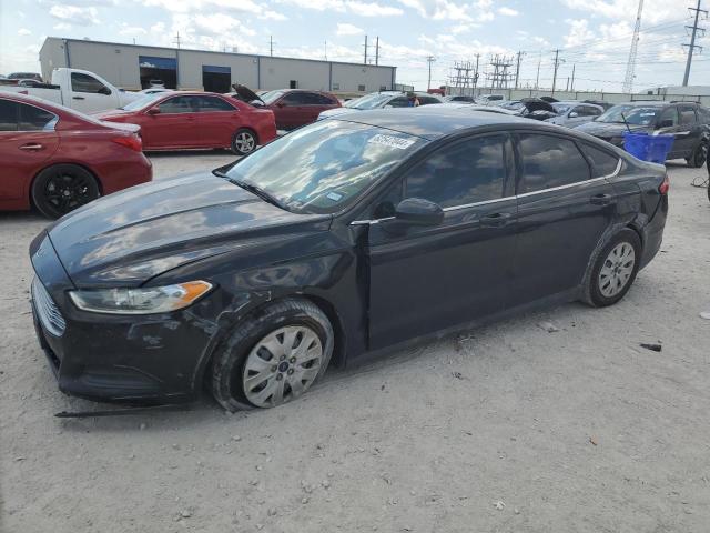 3FA6P0G7XER336860 - 2014 FORD FUSION S BLACK photo 1