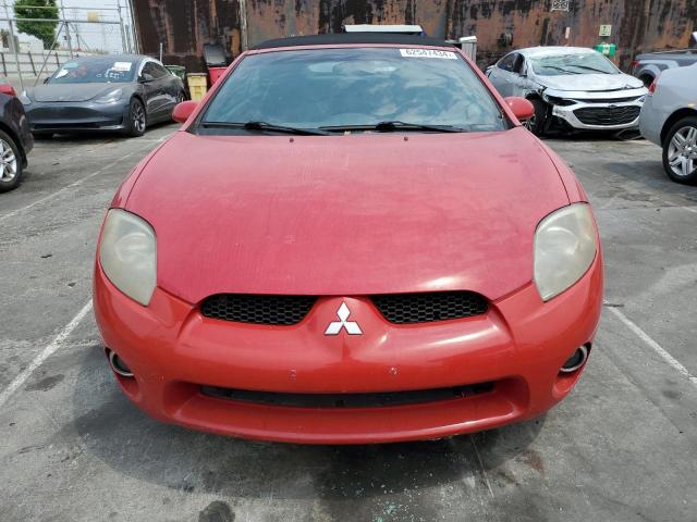 4A3AL35T67E011093 - 2007 MITSUBISHI ECLIPSE SPYDER GT RED photo 5