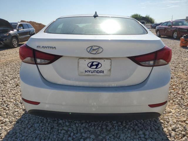 5NPDH4AE1FH647143 - 2015 HYUNDAI ELANTRA SE WHITE photo 6