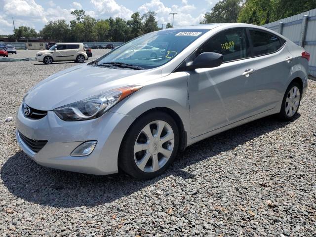 5NPDH4AE9DH162116 - 2013 HYUNDAI ELANTRA GLS SILVER photo 1