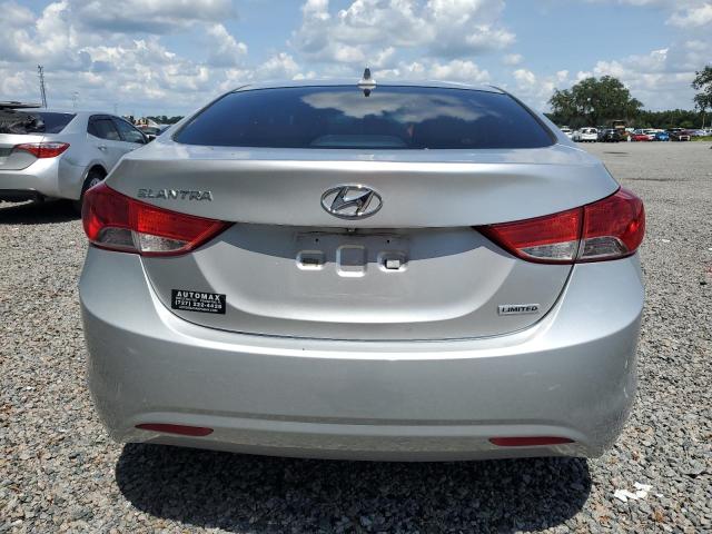 5NPDH4AE9DH162116 - 2013 HYUNDAI ELANTRA GLS SILVER photo 6