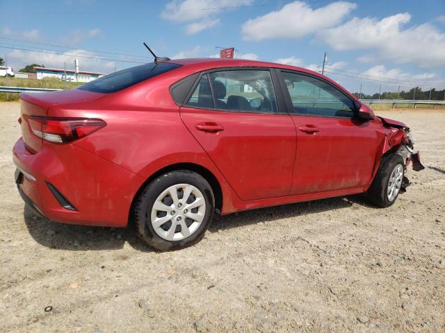 3KPA24AD3NE439490 - 2022 KIA RIO LX RED photo 3