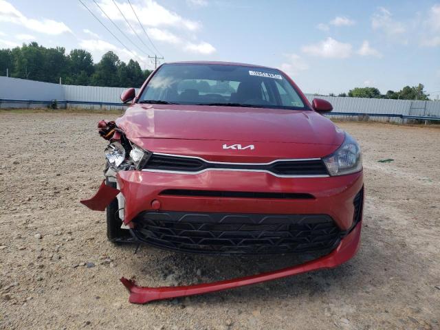 3KPA24AD3NE439490 - 2022 KIA RIO LX RED photo 5