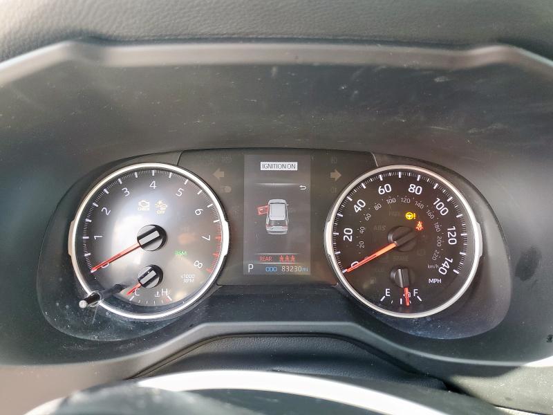 2T3W1RFVXMC162848 - 2021 TOYOTA RAV4 XLE SILVER photo 9