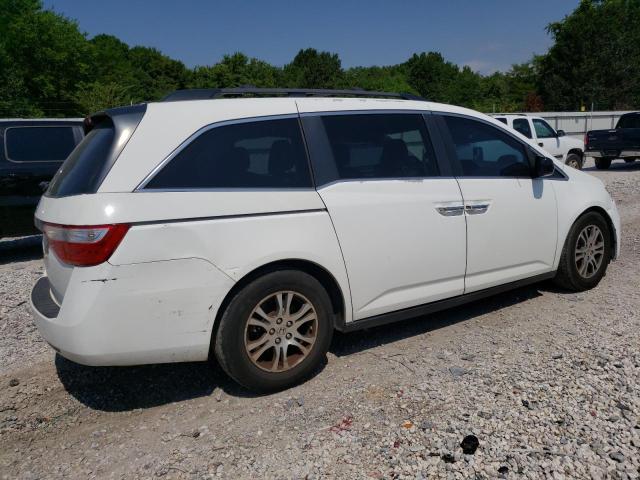 5FNRL5H60CB077073 - 2012 HONDA ODYSSEY EXL WHITE photo 3