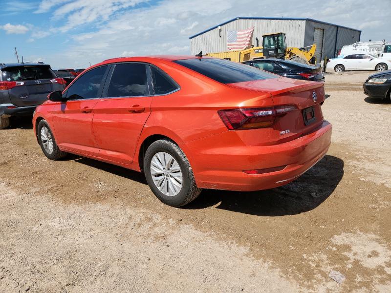 3VWCB7BU2KM186606 - 2019 VOLKSWAGEN JETTA S ORANGE photo 2