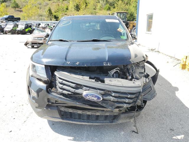 1FM5K8AR3HGC49001 - 2017 FORD EXPLORER POLICE INTERCEPTOR BLACK photo 5