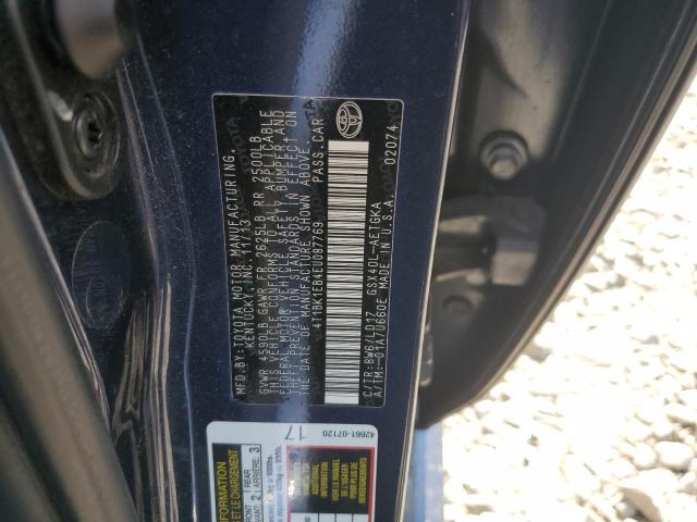 4T1BK1EB4EU087769 - 2014 TOYOTA AVALON BASE 蓝色 照片 12