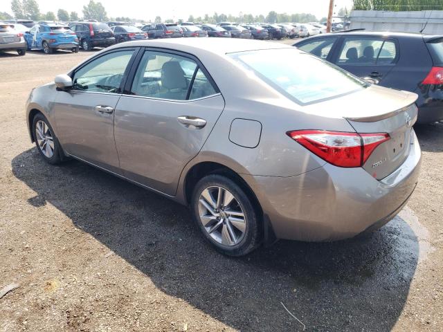 2T1BPRHE7EC127625 - 2014 TOYOTA COROLLA ECO BEIGE photo 2