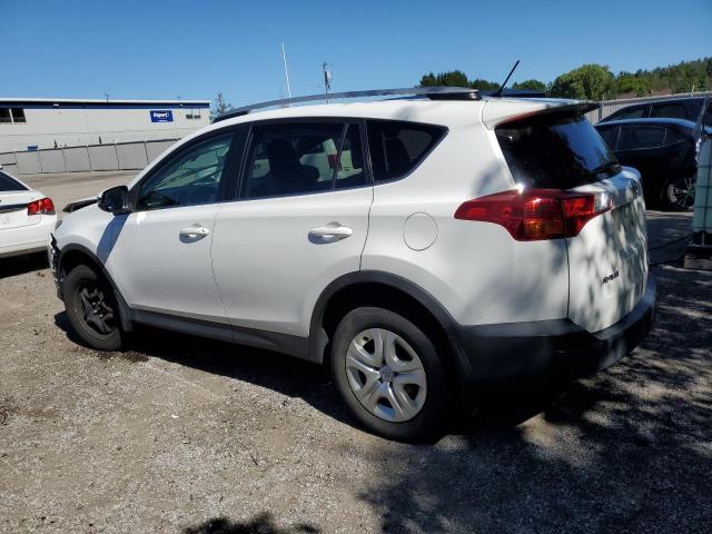 2T3ZFREV6FW202229 - 2015 TOYOTA RAV4 LE WHITE photo 2