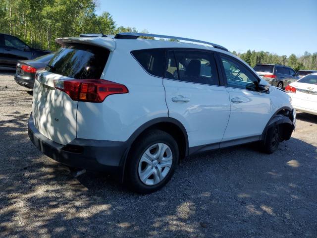 2T3ZFREV6FW202229 - 2015 TOYOTA RAV4 LE WHITE photo 3