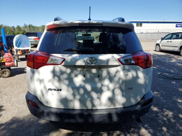 2T3ZFREV6FW202229 - 2015 TOYOTA RAV4 LE WHITE photo 6