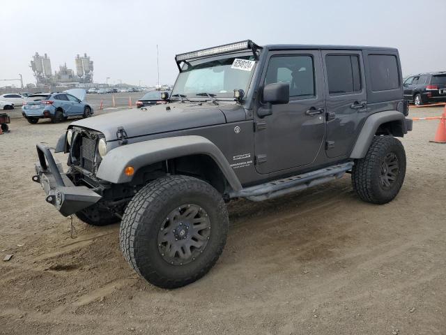 1C4BJWDG7GL310266 - 2016 JEEP WRANGLER U SPORT ნაცრისფერი ფოტო 1