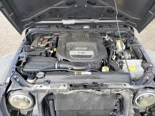 1C4BJWDG7GL310266 - 2016 JEEP WRANGLER U SPORT ნაცრისფერი ფოტო 12