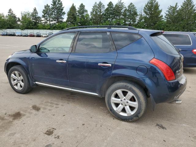 JN8AZ08W47W612636 - 2007 NISSAN MURANO SL BLUE photo 2