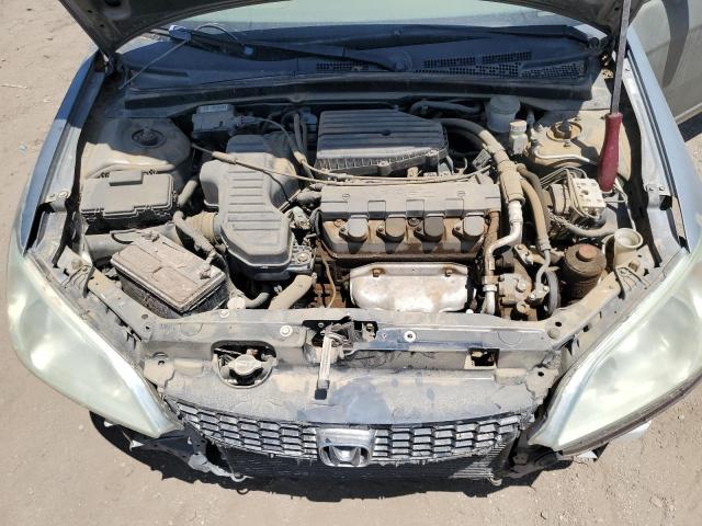 1HGEM219X4L061705 - 2004 HONDA CIVIC EX GRAY photo 11