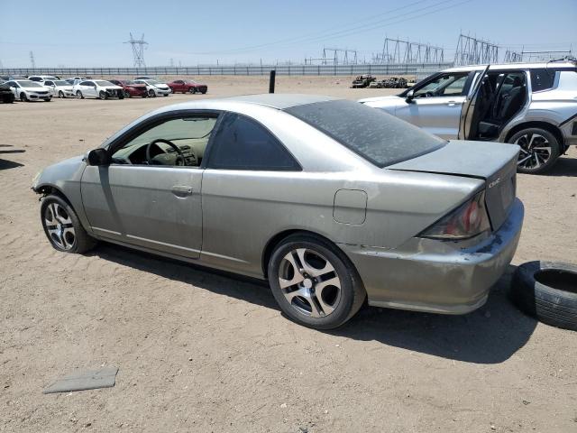 1HGEM219X4L061705 - 2004 HONDA CIVIC EX GRAY photo 2