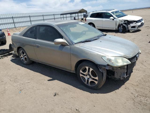 1HGEM219X4L061705 - 2004 HONDA CIVIC EX GRAY photo 4