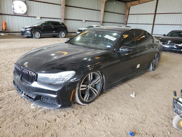 WBA7E2C55GG738863 - 2016 BMW 740 I أسود صورة 1
