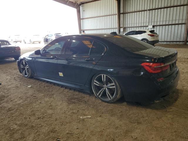 WBA7E2C55GG738863 - 2016 BMW 740 I أسود صورة 2