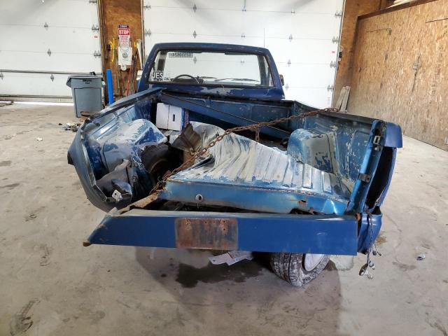 1GCCS14Z0K2244096 - 1989 CHEVROLET S TRUCK S10 BLUE photo 6