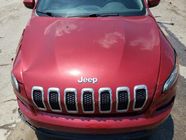 1C4PJMCB6HW665266 - 2017 JEEP CHEROKEE LATITUDE RED photo 12