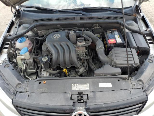 3VW2K7AJ1DM254089 - 2013 VOLKSWAGEN JETTA BASE 银色 照片 11