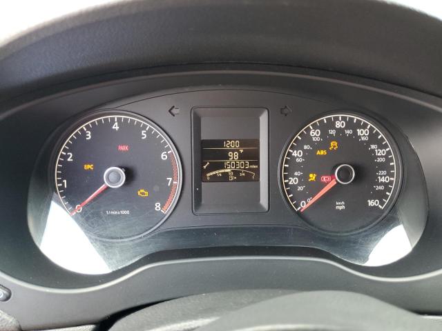 3VW2K7AJ1DM254089 - 2013 VOLKSWAGEN JETTA BASE 银色 照片 9