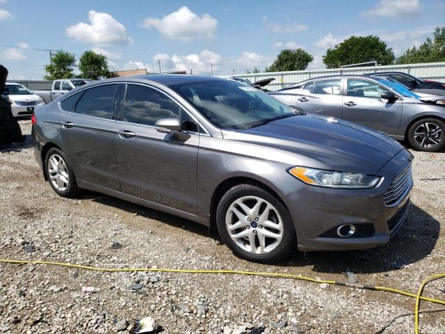 1FA6P0HD1E5406141 - 2014 FORD FUSION SE GRAY photo 4