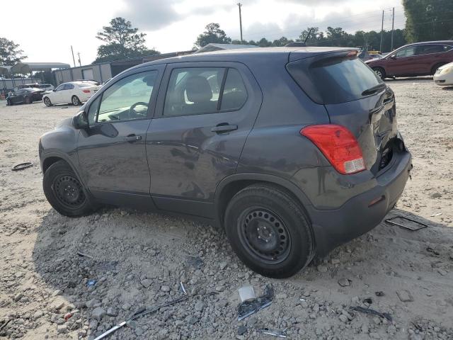 3GNCJKSB9GL222206 - 2016 CHEVROLET TRAX LS CHARCOAL photo 2