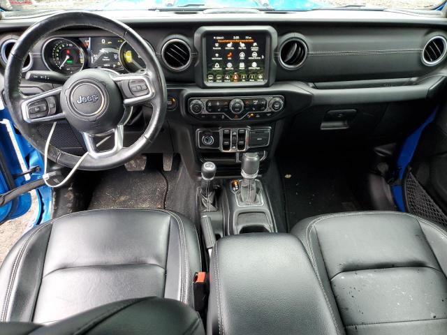 1C4JJXP60NW121751 - 2022 JEEP WRANGLER U SAHARA 4XE BLUE photo 8