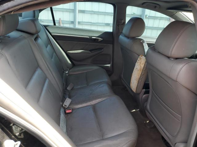 2HGFA16958H501980 - 2008 HONDA CIVIC EXL BLACK photo 10