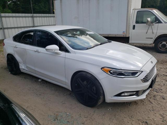 3FA6P0HD6HR353633 - 2017 FORD FUSION SE WHITE photo 4