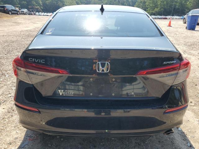 2HGFE2F54NH500516 - 2022 HONDA CIVIC SPORT BLACK photo 6