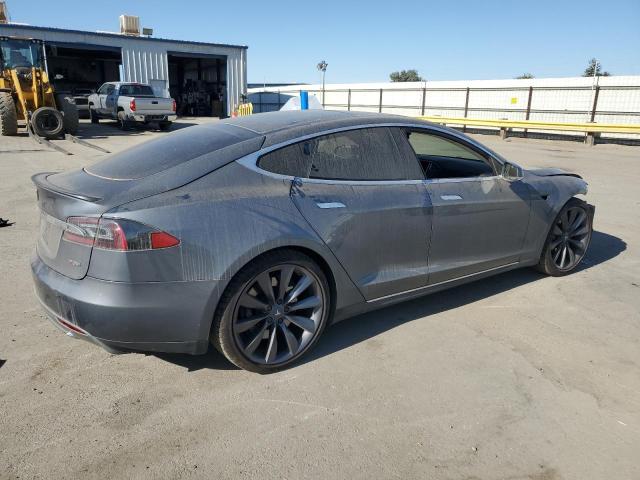 5YJSA1DP3DFP14053 - 2013 TESLA MODEL S Schwarz Foto 3
