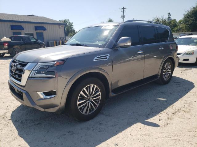 JN8AY2BA0M9373530 - 2021 NISSAN ARMADA SL GRAY photo 1