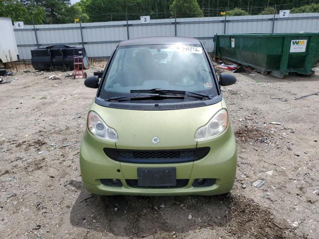 WMEEJ3BA0BK464439 - 2011 SMART FORTWO PURE GREEN photo 5