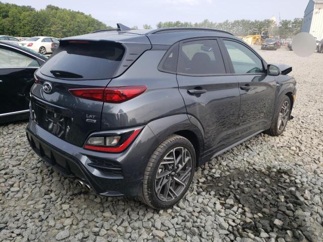 KM8K3CA33NU919111 - 2022 HYUNDAI KONA N LINE GRAY photo 3