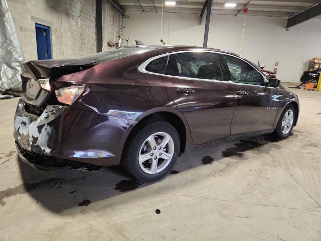 1G1ZB5ST6LF023296 - 2020 CHEVROLET MALIBU LS ბურგუნდია ფოტო 3