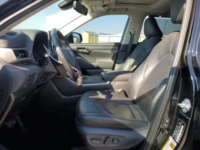 5TDGZRAH5LS514067 - 2020 TOYOTA HIGHLANDER XLE BLUE photo 7