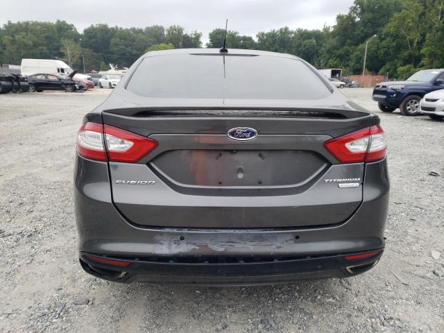 3FA6P0K9XGR180296 - 2016 FORD FUSION TITANIUM GRAY photo 6